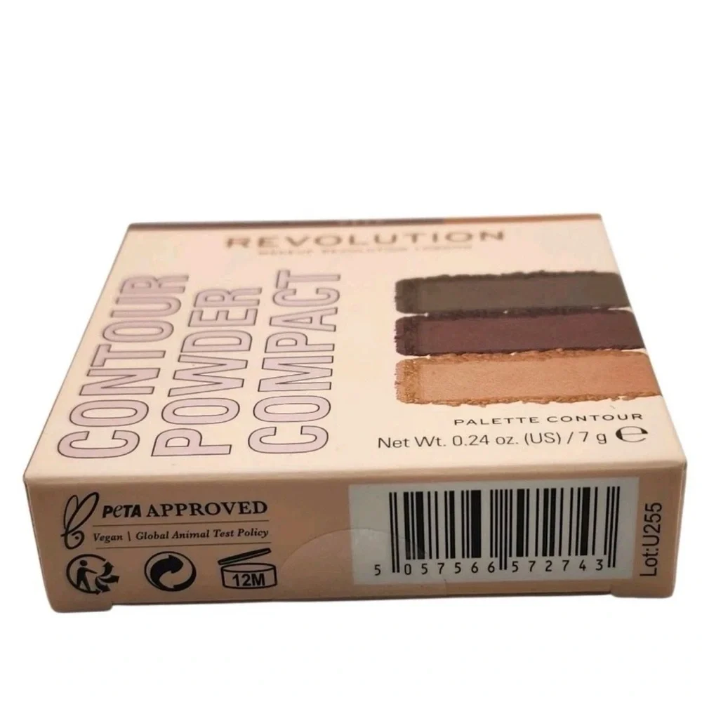 Makeup Revolution Contour Powder Compact - Deep Brown and Gold